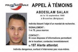 Aviso de búsqueda de Salah Abdeslam